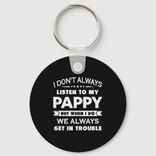 Grappig Kind En Pappy Gif Uni Kids Zwart Ik Doe Ni Sleutelhanger
