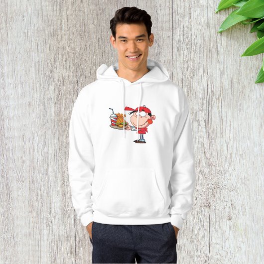 Grappig Kind Fastfood Lover Burger, Friet en Drink Hoodie