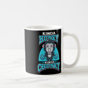 Grappig Kinda Chunky Kinda Hunky Bodybuilding Gym Koffiemok