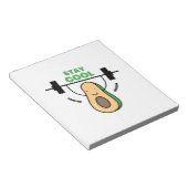 Grappig kinder blijf cool voor school notitieblok (Schuin)