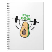 Grappig kinder blijf cool voor school notitieboek (Voorkant)