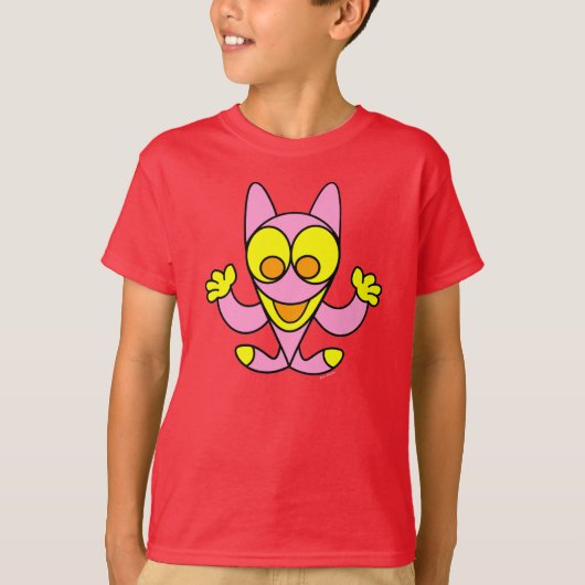grappig kinder kattenshirt van jango kinder katten t-shirt (Voorkant)