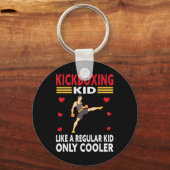 Grappig Kinder Kickbokser Outfit - Bokskind Sleutelhanger (Voorkant)