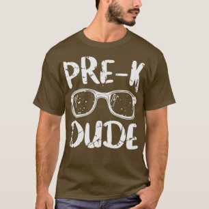 Grappig Kinder PreK Kerst Eerste Dag van School Fu T-shirt