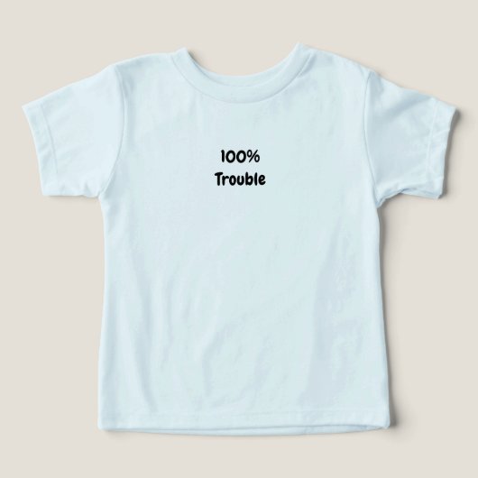 Grappig kinder T-shirt 100% problemen (Design voorkant)