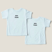 Grappig kinder T-shirt 100% problemen (Ontwerp Voorkant & Achterkant)