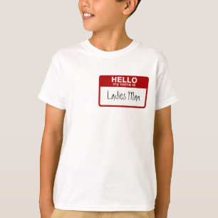Grappig Kinder T-Shirt Hallo mijn naam is Dames Ma