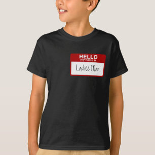 Grappig Kinder T-Shirt Hallo mijn naam is Dames Ma