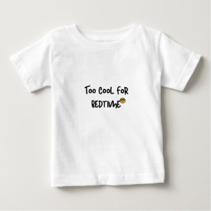 Grappig Kinder T-shirt Te Cool Voor Bedtijd Leuk T