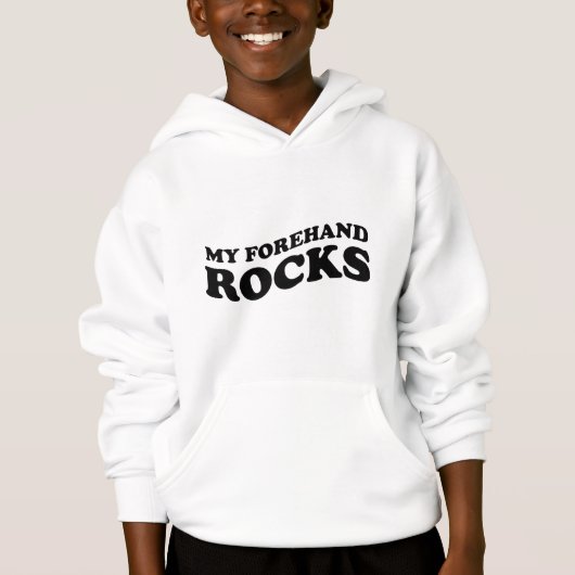 Grappig Kinder tennissweatshirt : Mijn voorhand Ro (Voorkant)