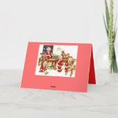 Grappig kinder Xmas wenskaart Feestdagen Kaart (Achterkant)