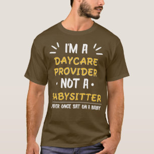 Grappig kinderdagverblijf cadeau voor dag e werkne t-shirt