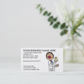 Grappig kindergeneeskundig Visitekaartje (Staand voorkant)