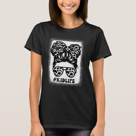 Grappig Kinderleven Matching Moeder en Dochter Koe T-shirt (Voorkant)
