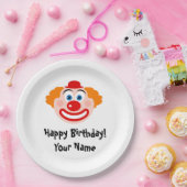 Grappig kind's Verjaardagscolwn cartoon custom Papieren Bordje (Feest)