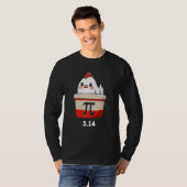 Grappig Kip Pot Pi Shirt Dag Taart Wiskunde Liefhe (Voorkant volledig)