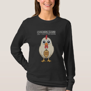 Grappig Kip Spel Kijk niet naar de Chicken Sarca T-shirt