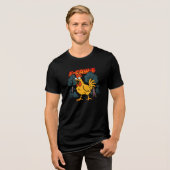 Grappig Kip T-Shirt – F-Caw-F Strips Stijl Kunst (Voorkant volledig)