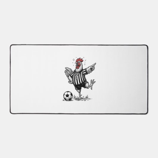 Grappig Kip Voetbal Vintage Gravure Shirt_1 Bureaumat (Voorkant)