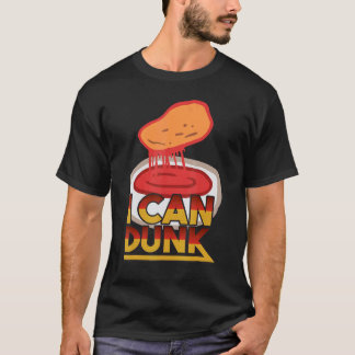 Grappig Kipnugget Ik Kan Dompelshirt Voor Basketba T-shirt