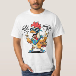 Grappig Kippen Mascotte T-Shirt –Keurige Pop Art C