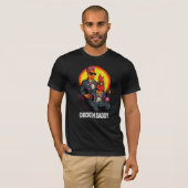 Grappig kippen papa t-shirt  (Voorkant volledig)