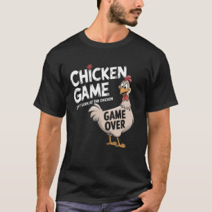 Grappig Kippen Spelletje Kijk Niet naar de Kip Hum T-shirt