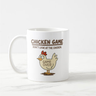 Grappig Kippen Spelletje Kijk Niet naar de Kip Mem Koffiemok