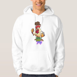 Grappig Kippen 'Sta Op en Vlieg' T-Shirt