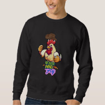 Grappig Kippen 'Sta Op en Vlieg'-T-Shirt