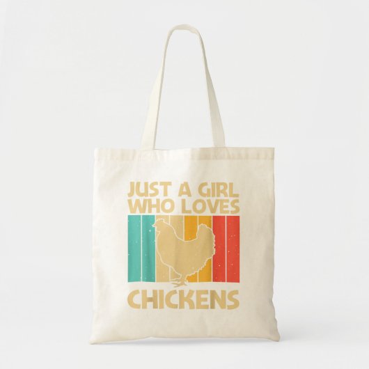 Grappig kippenart voor meisjes Mip Pou Tote Bag (Voorkant)