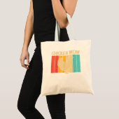 Grappig kippenart voor moeders die kippenboer poep tote bag (Voorkant (product))