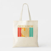 Grappig kippenart voor moeders die kippenboer poep tote bag (Achterkant)