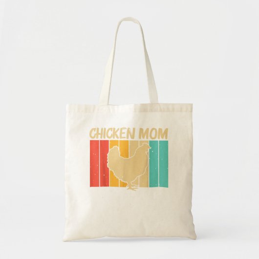 Grappig kippenart voor moeders die kippenboer poep tote bag (Voorkant)