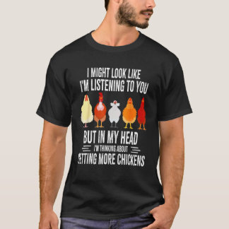 Grappig Kippenboer Design Vrouwen Mannen Krijgen E T-shirt