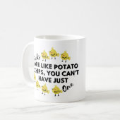 Grappig kippencitaat: Kuikens zijn als aardappelch Koffiemok (Voorkant links)