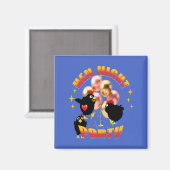 Grappig Kippenfeestje Kippen Design Magneet (Voorkant / Achterkant)