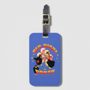 Grappig Kippenfeestje Kippen Ontwerp Bagagelabel