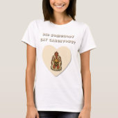 Grappig Kippenliefhebber Cadeau T-shirt (Voorkant)