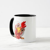 Grappig Kippenmok Design Mok (Voorkant links)