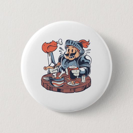 Grappig Kippenvoer Grappige Uitdrukking Ronde Button 5,7 Cm (Voorkant)