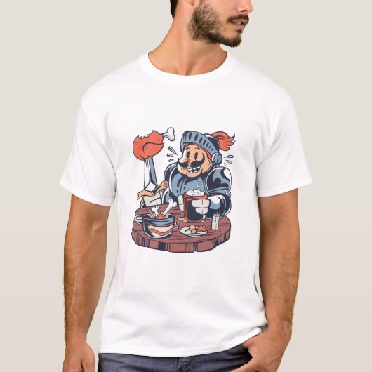 Grappig Kippenvoer Grappige Uitdrukking T-shirt (Voorkant)