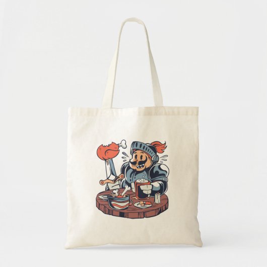Grappig Kippenvoer Grappige Uitdrukking Tote Bag (Voorkant)