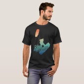 Grappig kitesurfen Quote kleuren look T-shirt (Voorkant volledig)