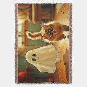 Grappig Kitten Spooky Friend Design Deken (Voorkant Verticaal)