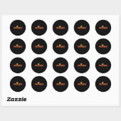 Grappig Klaar Voor Kleurrijke Statement Kleding Ronde Sticker (Vel)