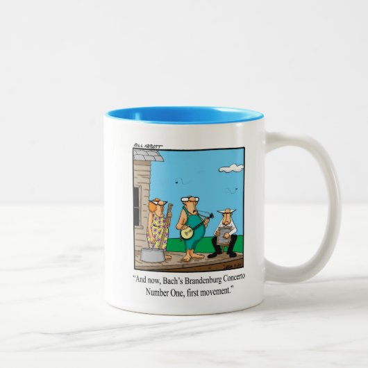 Grappig Klassieke Muziek Humor Mok Gift (Rechts)