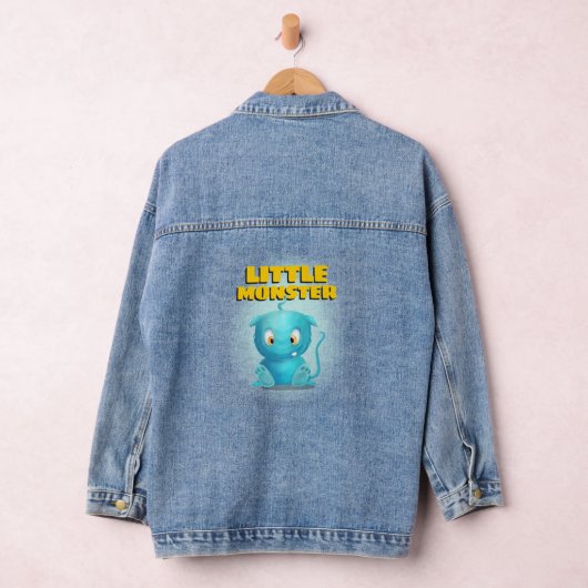 Grappig klein monster denim jacket (Hangar)