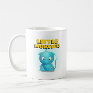 Grappig klein monster koffiemok