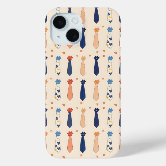 Grappig klein Stropdassen patroon Case-Mate iPhone Case (Achterkant)